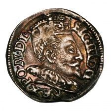 Lengyelország III. Zsigmond (Vasa) 3 Groschen 1593 Vilnius
