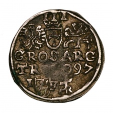 Lengyelország III. Zsigmond (Vasa) 3 Groschen 1597 Lublin