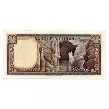 Libanon 1 Font Bankjegy 1980 P61c