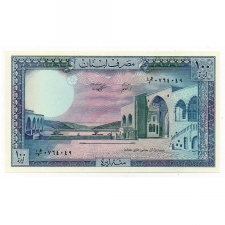 Libanon 100 Font Bankjegy 1988 P66d