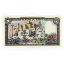 Libanon 50 Font Bankjegy 1988 P65d
