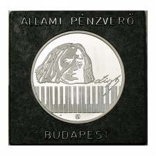 Liszt Ferenc ezüst emlékérem 1986 ÁP925 PP