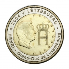 Luxemburg 2 Euro 2004 Henri Nagyherceg