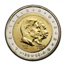 Luxemburg 2 Euro 2005 Henri és Adolf Nagyherceg