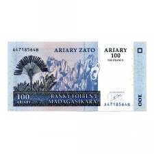 Madagaszkár 100 Ariary Bankjegy 2004 P86a