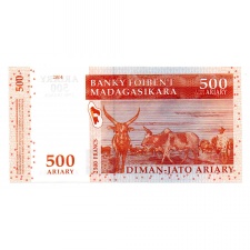 Madagaszkár 500 Ariary Bankjegy 2004 P88a