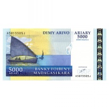 Madagaszkár 5000 Ariary Bankjegy 2003 P84