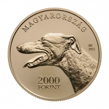 Magyar Agár 2000 Forint 2021 Proof, prospektussal