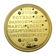 Magyar Aranyóriások II Lajos koronázási aranyérem 1544 UV