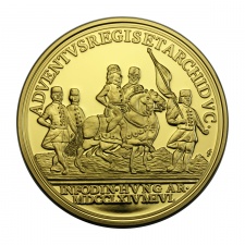 Magyar Aranyóriások sorozat II. József 5 Aranydukát 1764 UV
