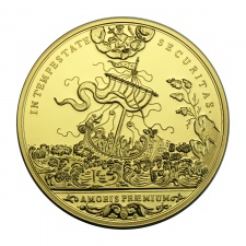 Magyar Aranyóriások sorozat III. Károly Szent György érme 1738
