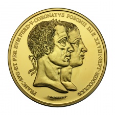 Magyar Aranyóriások sorozat V. Ferdinánd 15 Aranydukát 1830 UV