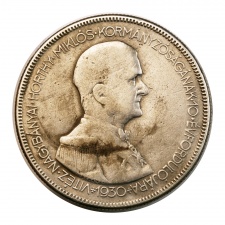 Magyar Királyság Horthy 5 Pengő 1930 F-aVF