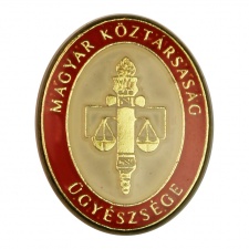 Magyar Köztársaság Ügyészsége kitűző jelvény
