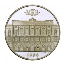 Magyar Külkereskedelmi Bank 1996 PP 1 uncia színezüst emlékérem 