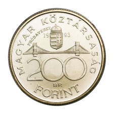 Magyar Nemzeti Bank 200 Forint 1993 BU PRÓBAVERET