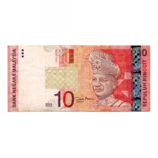 Malajzia 10 Ringgit Bankjegy 2001 P42d