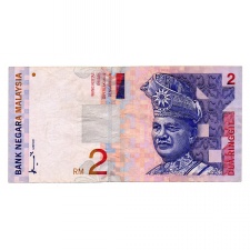 Malajzia 2 Ringgit Bankjegy 1996 P40a