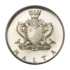 Málta ezüst 2 Font 1972