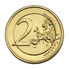 Málta aranyozott 2 Euro 2009 10 éves az EGMU