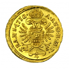 Mária Terézia 1/4 Dukát 1778 H-S Erdély