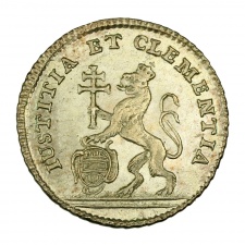 Mária Terézia koronázási ezüstjeton 1741 Pozsony