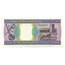 Mauritánia 100 Ouguiya Bankjegy 1993 P4f