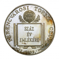 MÉE Ferencvárosi Torna Club 100 év emlékére emlékérem 1999