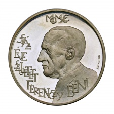 MÉE Ferenczy Béni ezüst emlékérem 1990 Budapest
