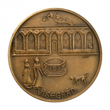 MÉE IV. Vándorgyűlés Esztergom Visegrád emlékérem 1973 Budapest 