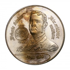MÉE Wekerle Sándor ezüstözött bronz emlékérem 1992 Mór