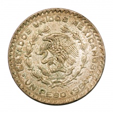 Mexikó 1 Peso 1964 Ag 