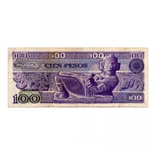 Mexikó 100 Peso Bankjegy 1981 P74b