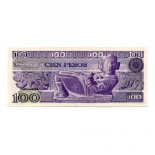Mexikó 100 Peso Bankjegy 1982 P74c2