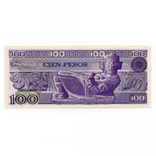 Mexikó 100 Peso Bankjegy 1982 P74c3