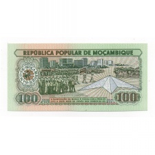 Mozambik 100 Metical Bankjegy 1989 P130c