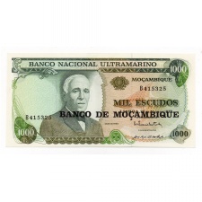 Mozambik 1000 Escudó Bankjegy 1976 P119a