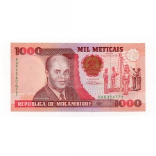 Mozambik 1000 Metical Bankjegy 1991 P135