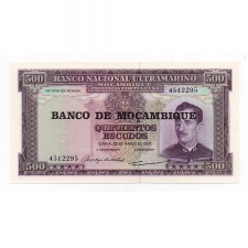 Mozambik 500 Escudó Bankjegy 1976 P118a