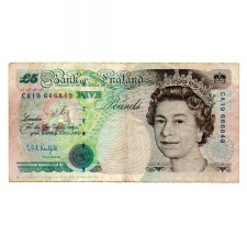 Nagy Britannia  5 Font Bankjegy 1990-91