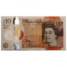 Nagy Britannia 10 Font Bankjegy 2016 P395a