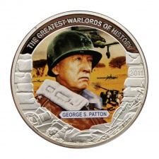 Nagy Hadvezérek sorozat Libéria 1 Dollár 2011 PP George S Patton