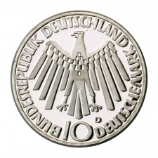 Németország 10 Márka 1972 D, F, G, J Müncheni Olimpia IV PROOF