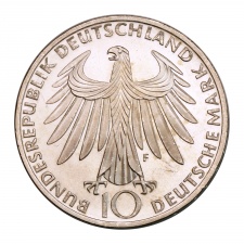 Németország 10 Márka 1972 F Müncheni Olimpia II. Proof