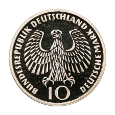 Németország 10 Márka 1972 F Müncheni Olimpia V Proof