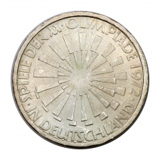 Németország 10 Márka 1972 J Müncheni Olimpia IN DEUTSCHLAND