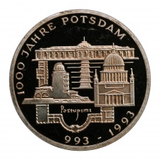 Németország 10 Márka 1993 F Potzdam 1000 éves Proof