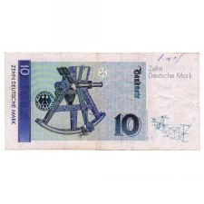 Németország 10 Márka Bankjegy 1991