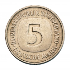 Németország 5 Márka 1975 D