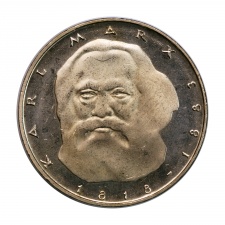 Németország 5 Márka 1983 J Kalr Marx Proof